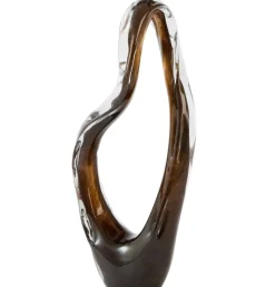 Light en Living Ornament 21x12x50 cm ORGEZA glas donker bruin