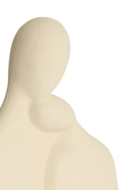 Light en Living Ornament 24x9x24 cm SOLINE keramiek mat creme