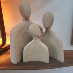 Light en Living Ornament 12x5,5x16 cm HEAD sand - S