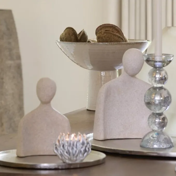 Light en Living Ornament 12x5,5x16 cm HEAD sand - S