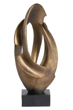Light en Living Ornament 20x19,5x47 cm LAVINIA antiek brons + zwart