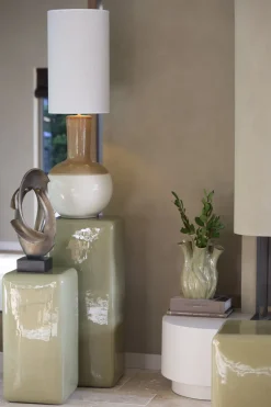 Light en Living Ornament 20x19,5x47 cm LAVINIA antiek brons + zwart