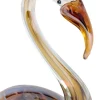 Light en Living Ornament 13x8x20 cm SWAN glas bruin+crème