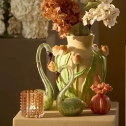 Light en Living Ornament 13x8x20 cm SWAN glas groen