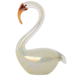 Light en Living Ornament 13x8x20 cm SWAN glas crème