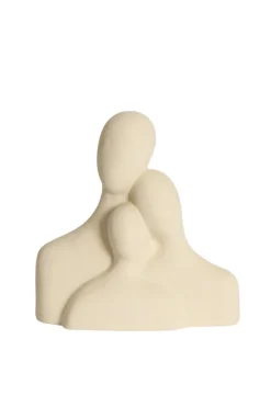 Light en Living Ornament 28x13x29 cm SOLINE keramiek mat creme