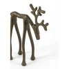 Light en Living Ornament 15x6x20 cm DEER mat bruin-brons