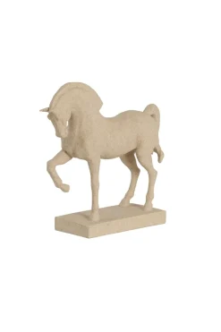 Light en Living Ornament 31x10x29 cm HORSE zand