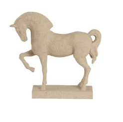 Light en Living Ornament 31x10x29 cm HORSE zand