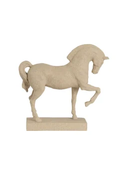 Light en Living Ornament 31x10x29 cm HORSE zand