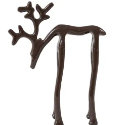 Light en Living Ornament 15x6x20 cm DEER glans aubergine