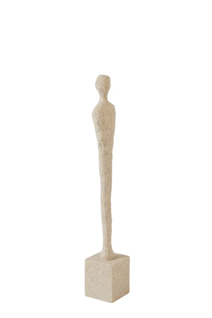 Light en Living Ornament 5x5x33,5 cm TAROPA zand