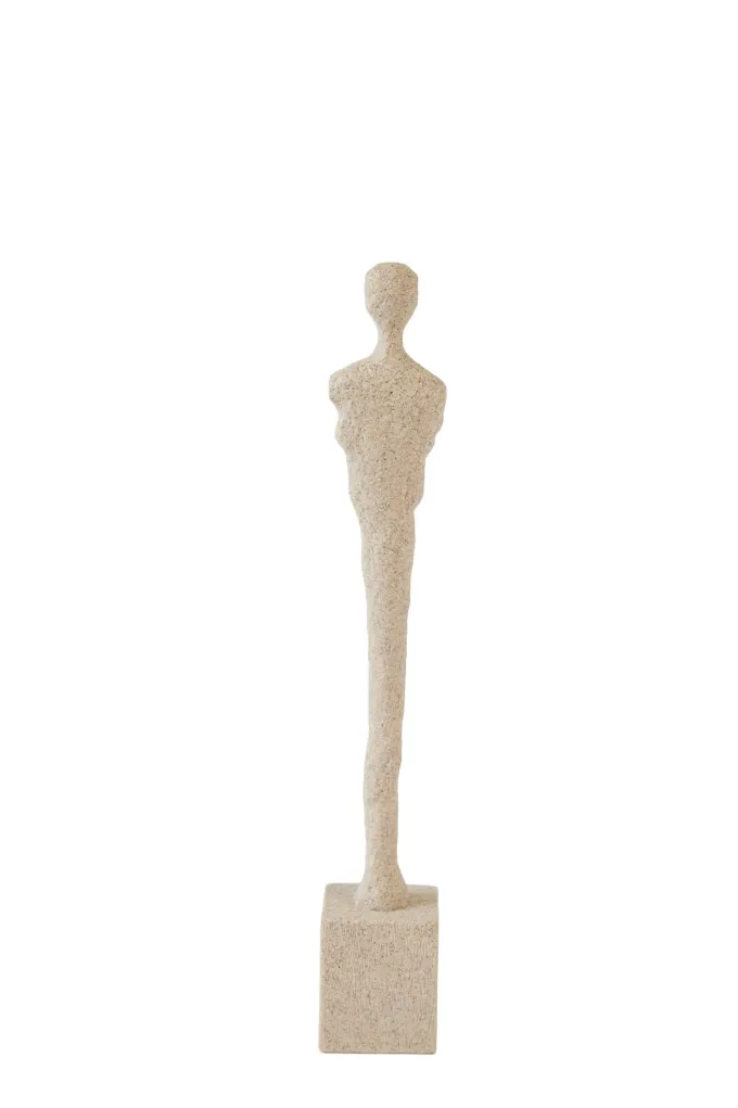 Light en Living Ornament 5x5x33,5 cm TAROPA zand