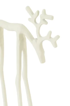 Light en Living Ornament 15x6x25 cm DEER mat crème