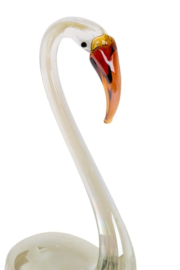 Light en Living Ornament 17x9,5x29 cm SWAN glas crème