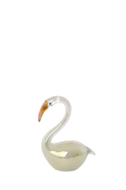 Light en Living Ornament 12x7x17 cm SWAN glas crème