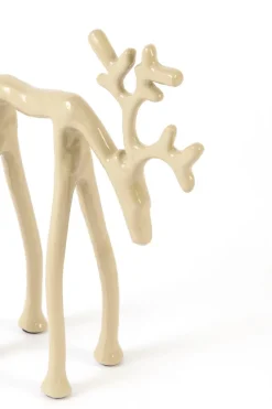 Light en Living Ornament 15x6x20 cm DEER glans zand