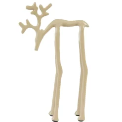 Light en Living Ornament 15x6x25 cm DEER glans zand
