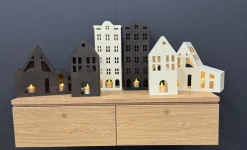 Light en Living Ornament 12x16x39.5 cm BANTRY bruin