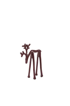 Light en Living Ornament 15x6x20 cm DEER glans bordeaux