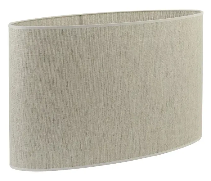 Light en Living Ovale Lampenkap BRESKA in Parelwit - Stijlvol design in diverse maten