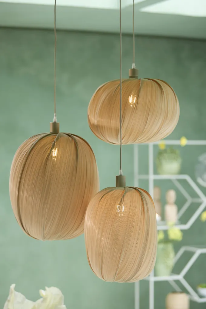 Light en Living Pendel met cup Ø5x7,5 cm CUPA zand - Light & Living
