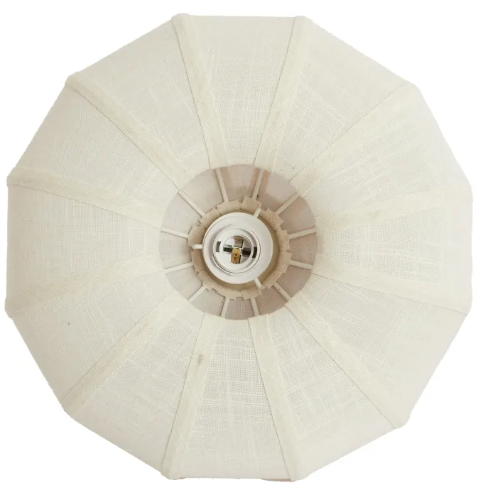Light en Living Plafondlamp Ø50x24,5 cm ZOSIA linnen Crème