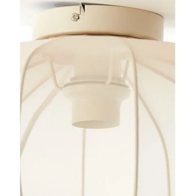 Light en Living Plafonnière Ø50x24 cm PLUMALIA zand - Light & Living