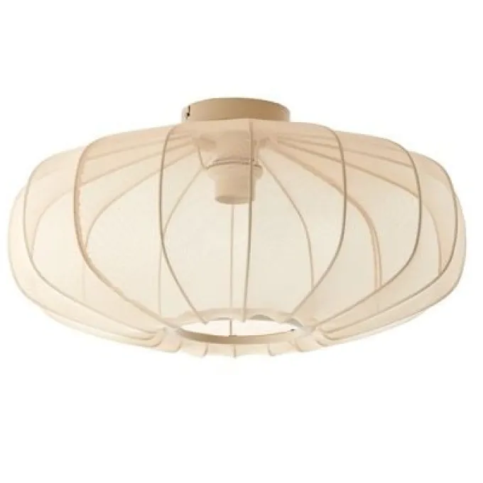 Light en Living Plafonnière Ø50x24 cm PLUMALIA zand - Light & Living