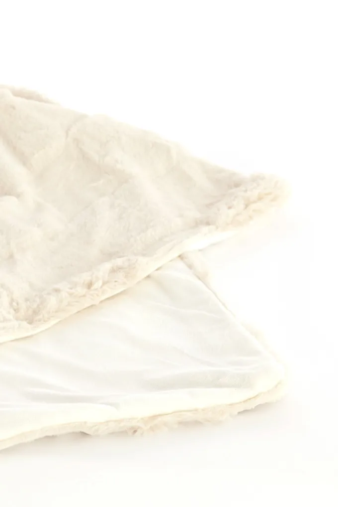 Light en Living Plaid 170x130 cm COMBARRO creme