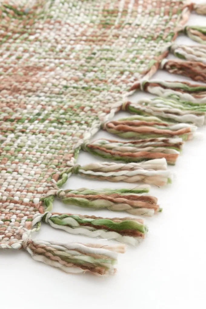 Light en Living Plaid 170x130 cm FUENTA groen+koraal
