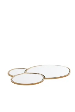 Light en Living Plateau DALENA glas goud - 2 maten