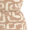 Light en Living Poef Ø40x46 cm LEYLA terra+beige
