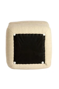 Light en Living Poef 44,5x44,5x44,5 cm LAURIE - crème