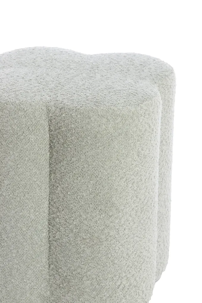 Light en Living Poef 38x38x45 cm NALANI mint groen