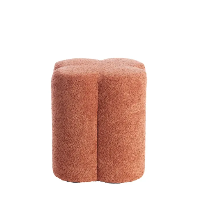 Light en Living Poef 38x38x45 cm NALANI terra
