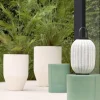 Light en Living Pot deco Set van 3 Ø30x46 + Ø40x55 + Ø52x71 cm SIROLO crème