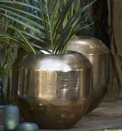 Light en Living Pot deco Ø40x37 cm LOUIE antiek goud