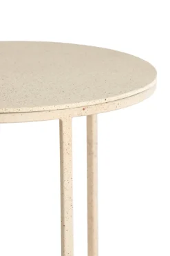 Light en Living Salontafel S/2 Ø65x38+Ø75x42 cm SADAR zand+l bruin gespikkld