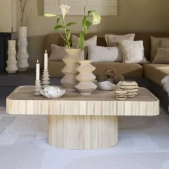 Light en Living Salontafel 120x70x42 cm KIOTO mango hout naturel