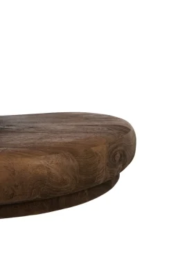 Light en Living Salontafel 99x60x32 cm PAYU mango hout mat donker bruin