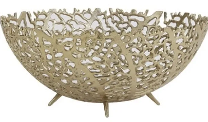 Light en Living Schaal GALAXA Ø35,5x14 cm - Antiek Goud of Zwart