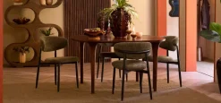 Light en Living Schaal op voet 36x33,5x14 cm SARAG keramiek oud roze+cognac