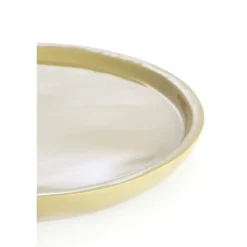 Light en Living Schaal Ø42x5 cm ADA glans taupe