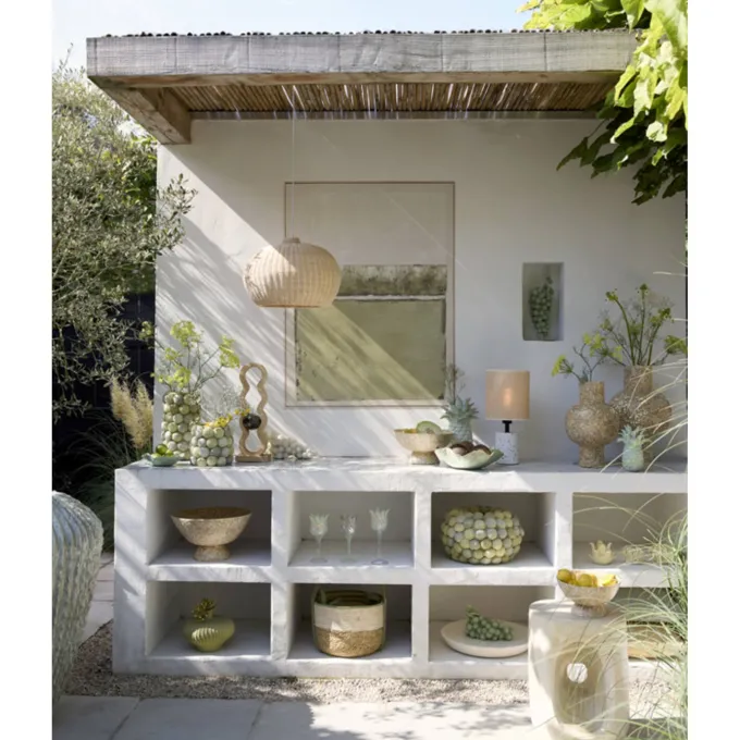 Light en Living Schaal Ø42x5 cm ADA glans crème