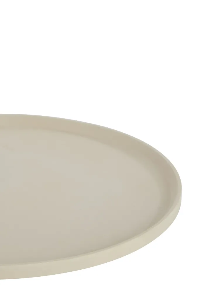 Light en Living Schaal Ø40x1,5 cm MAES crème