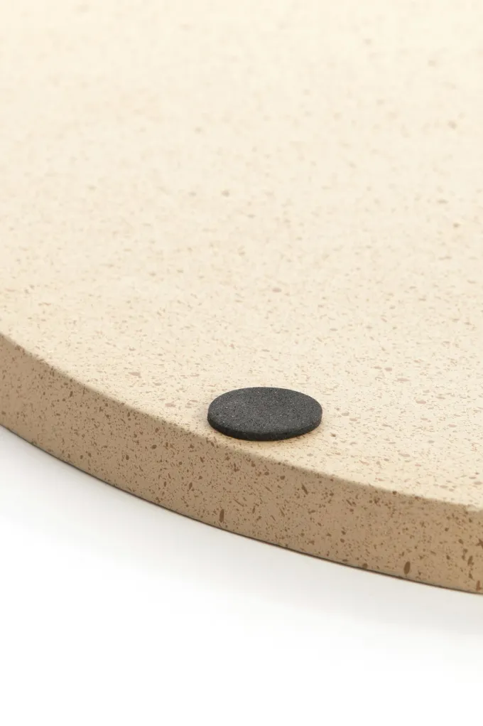 Light en Living Schaal Ø40x1,5 cm MAES zand+licht bruin gespikkeld