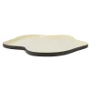 Light en Living Schaal Ø50x2 cm PEDRIO glans crème+mat bruin-brons
