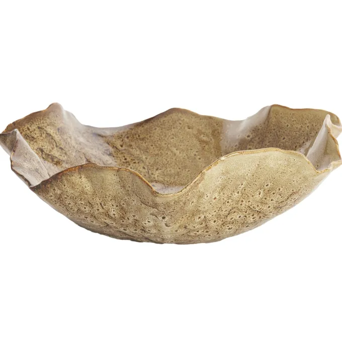 Light en Living Schaal 34x31x11 cm BANDA keramiek bruin