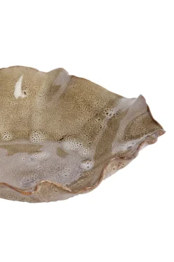Light en Living Schaal 21,5x18,5x6,5 cm BANDA keramiek bruin
